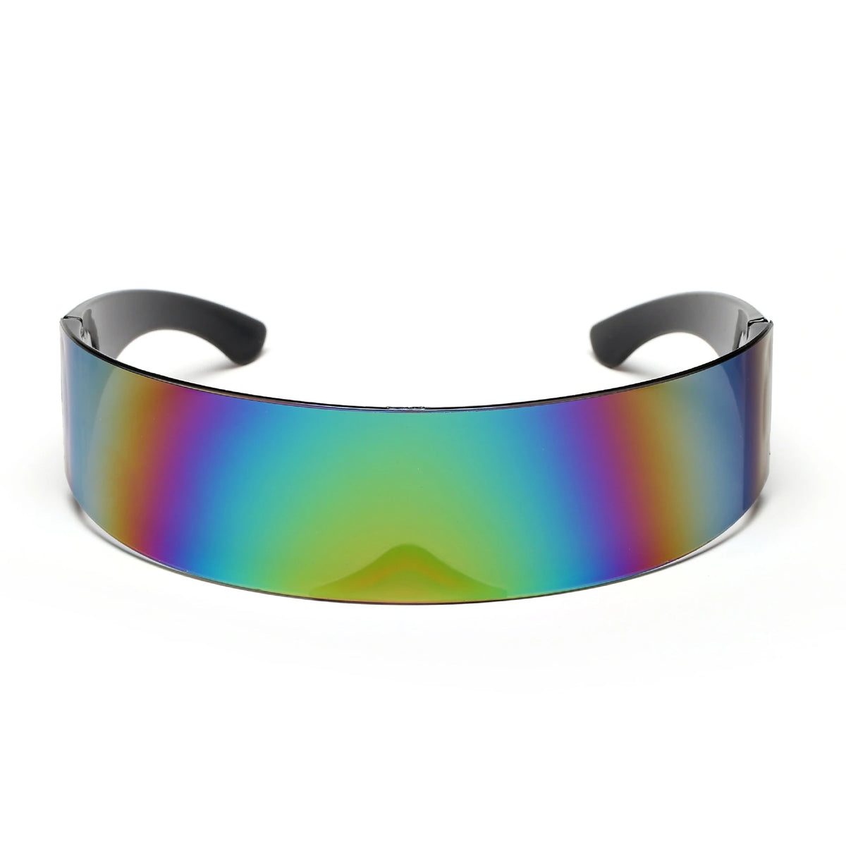 Y2K Futuristic Narrow Cyclops Visor Sunglasses Women Men Laser Sun Glasses UV400 Mirrored Lens Costume Party Eyewear