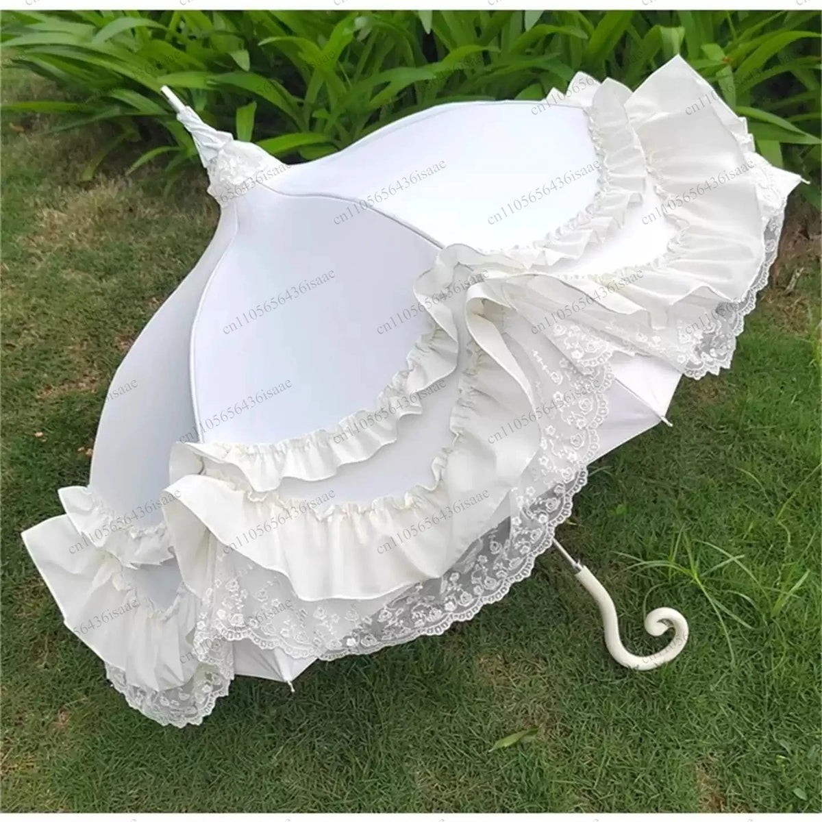 French Pagoda Lace Sun Umbrella