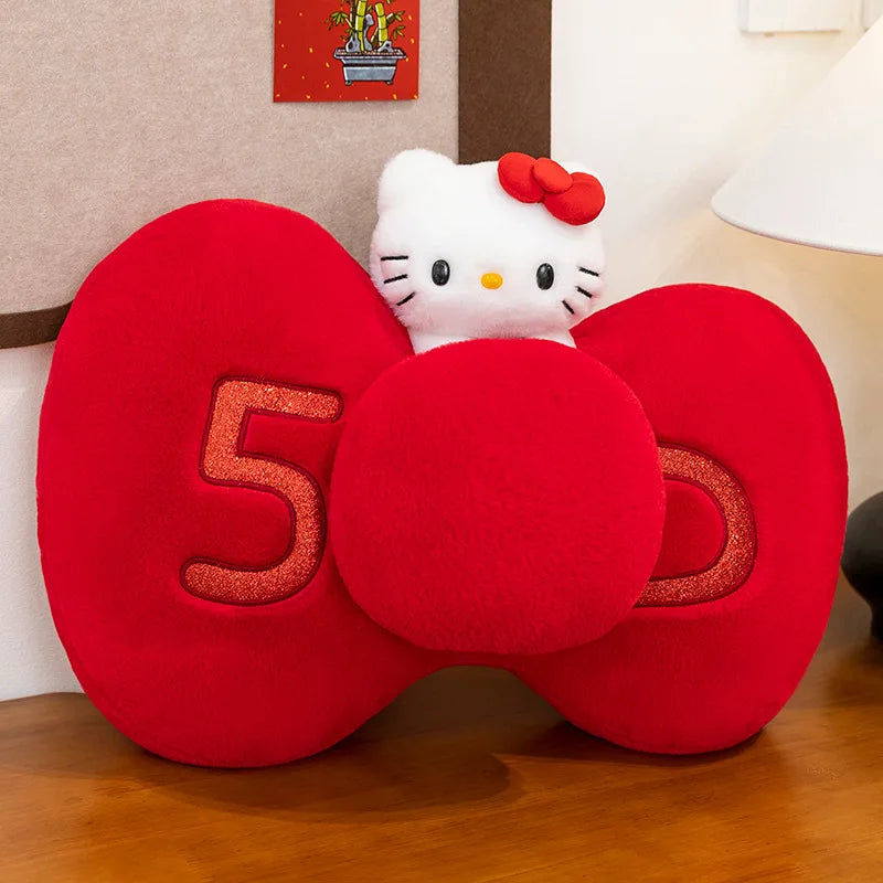 Hello Kitty Car Seat Headrest Auto Head Neck Rest Relax Pillow Car Seat Cover Seat Cushion Auto Protector