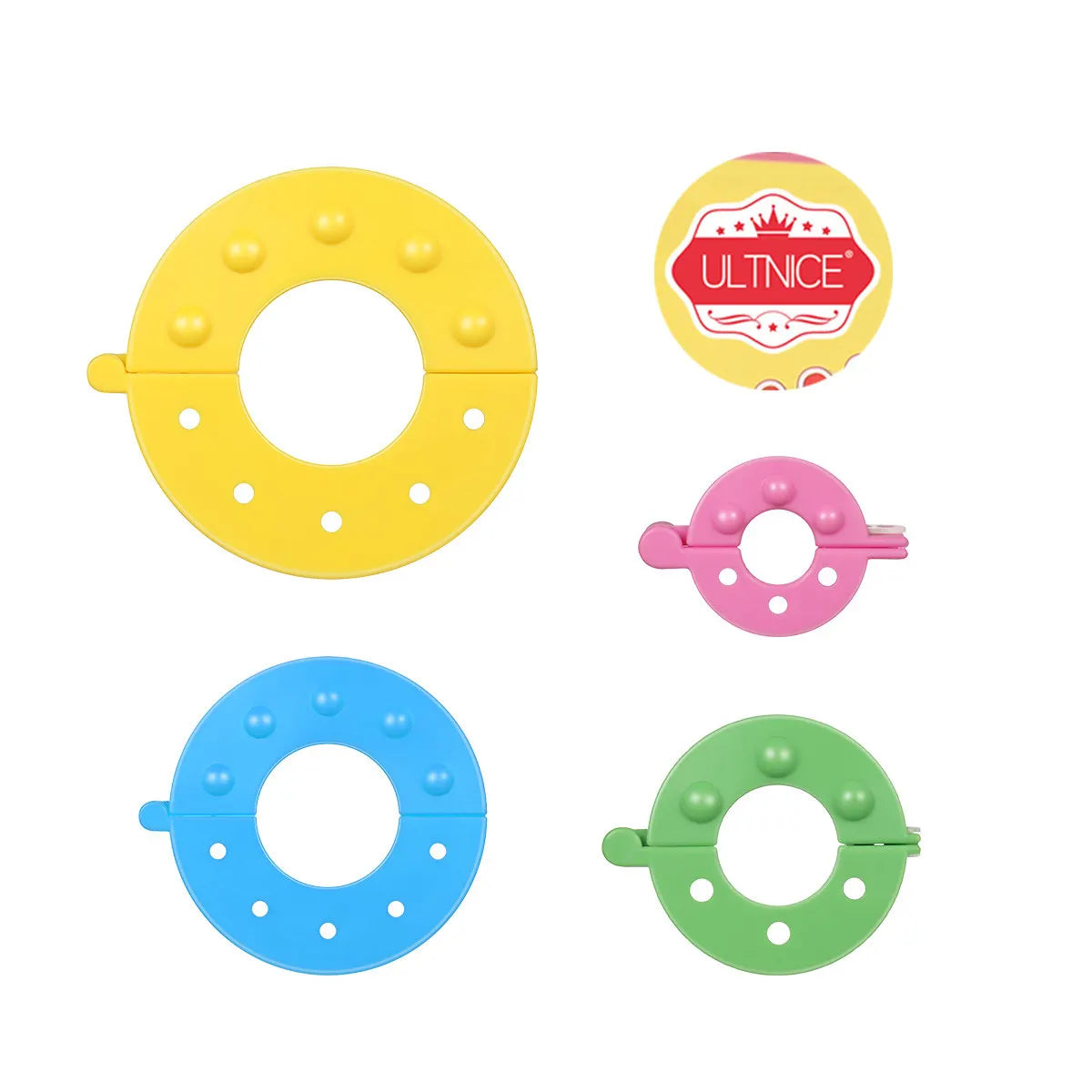 8pcs Pompom Fluff Ball 4 Sizes Yarn String Fluff Ball Makers Scissors Crochet Supplies Wool Crafts Knitting Tools