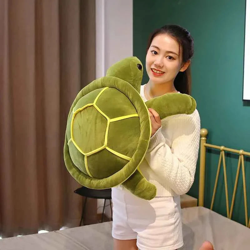 Kawaii Sea Turtle Plush (13.8-21.7 in) - Soft Stuffed Animal Pillow Gift