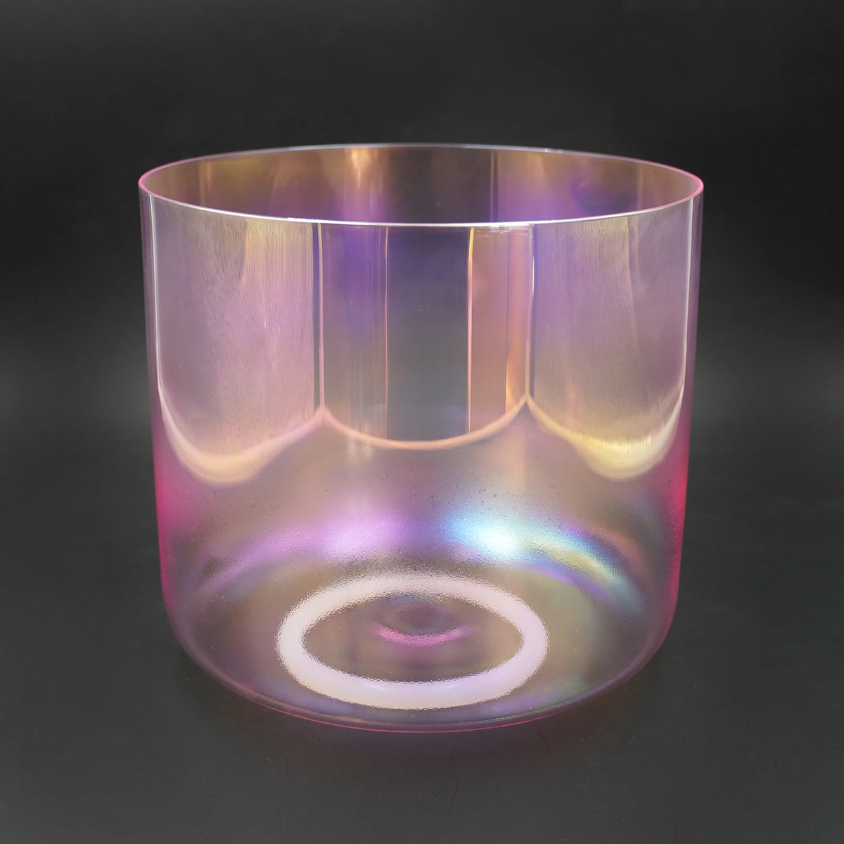 KVKA Chakra Frosted Quartz Crystal Singing Bowl For Meditation Yoga Healing