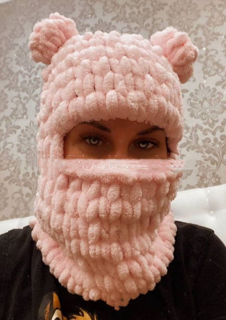 Thick Warm Coarse Yarn Hat