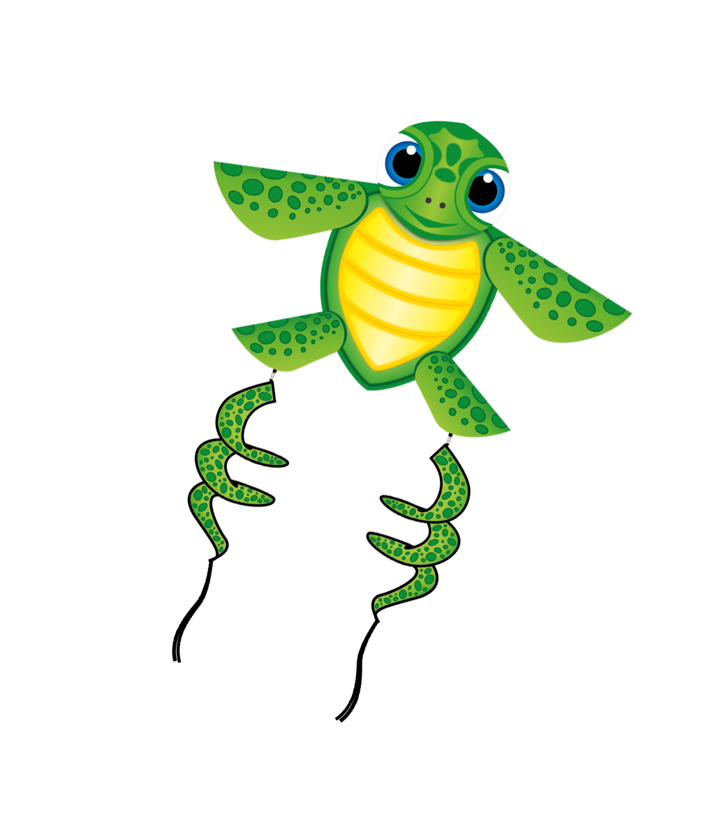 Wind n Sun SuperSize Ultra Sea Turtle Ripstop Nylon Kite, 63 Inches Wide