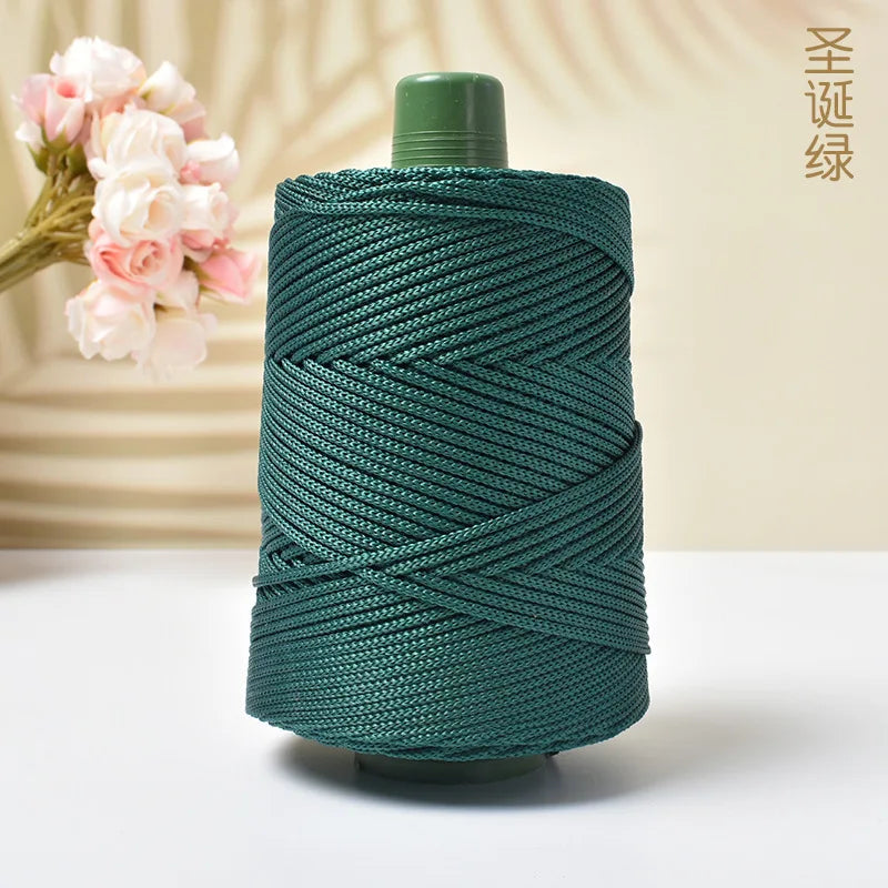 250g Ice Silk Yarn Light Weight For Summer Diy Hand Woven Sun Hat Bag Shoes Cushion Crocheting Craft Rope Hollow Crochet Tools