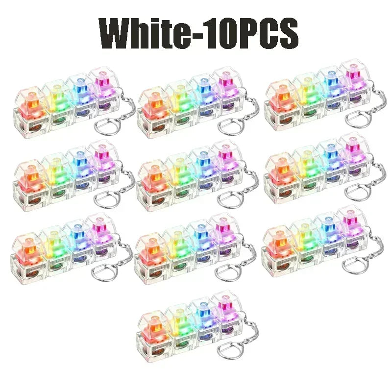 4-Keys Fidget Keyboard with Light