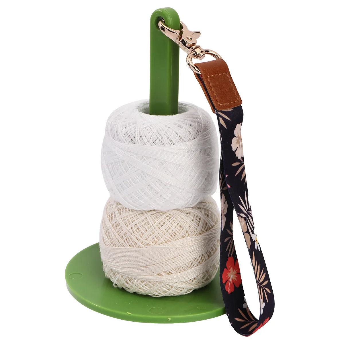 Red/lotus Root Pink/rose Red/Green/Blue Yarn Bracket/Creative Simple Portable Wrist Yarn Holder Acrylic Storage Wool Shaft