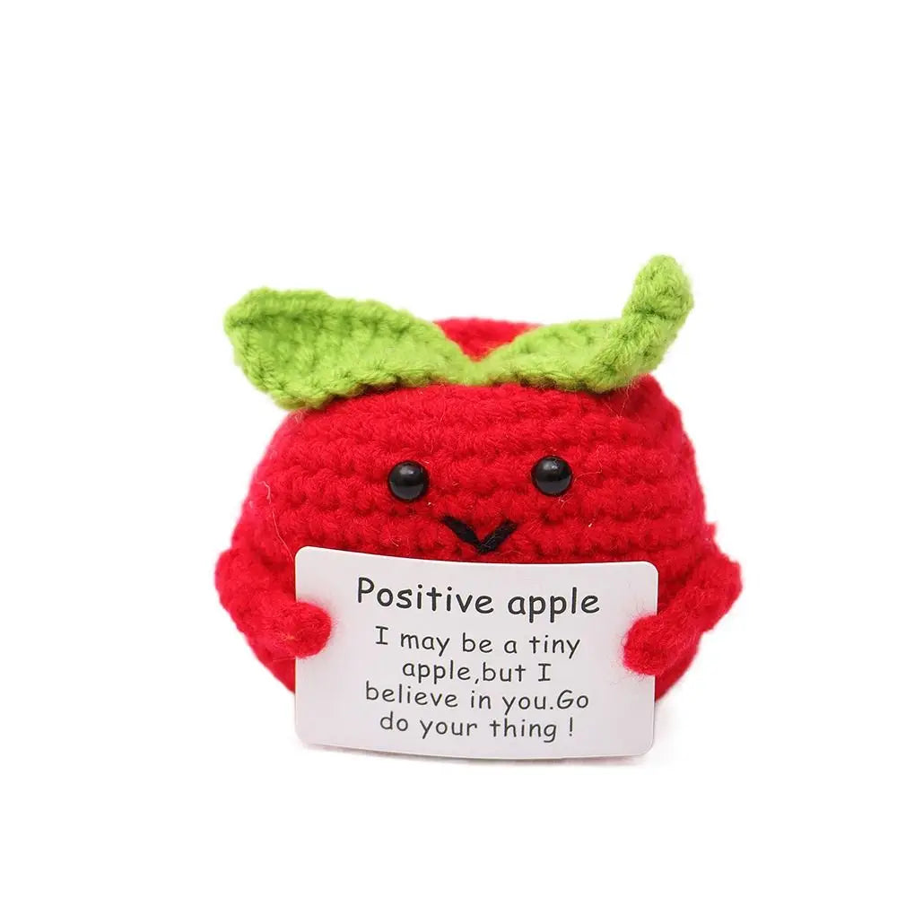 Knitted Positive Energy Potato Vegetable Fruit Pendant Knitting Wool Yarn Hand-Stitche Potato Potato Hug Pocket