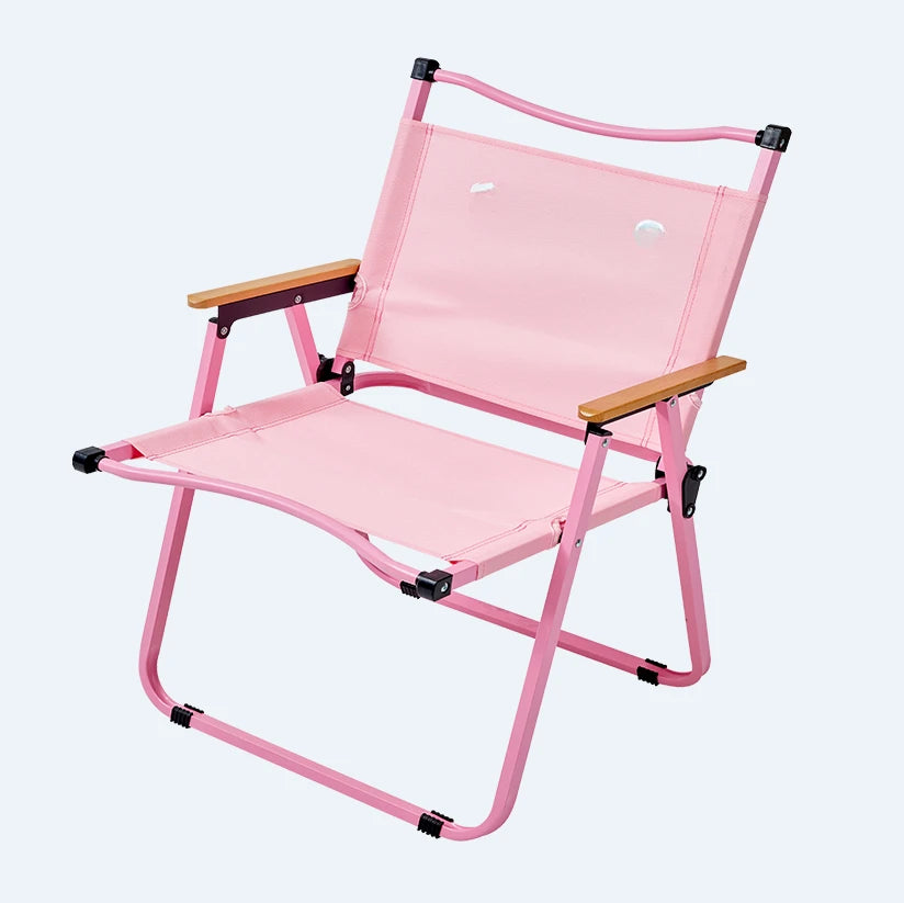 Outdoor camping pink tables and chairs Kermit folding ultra-light supplies equipment leisure