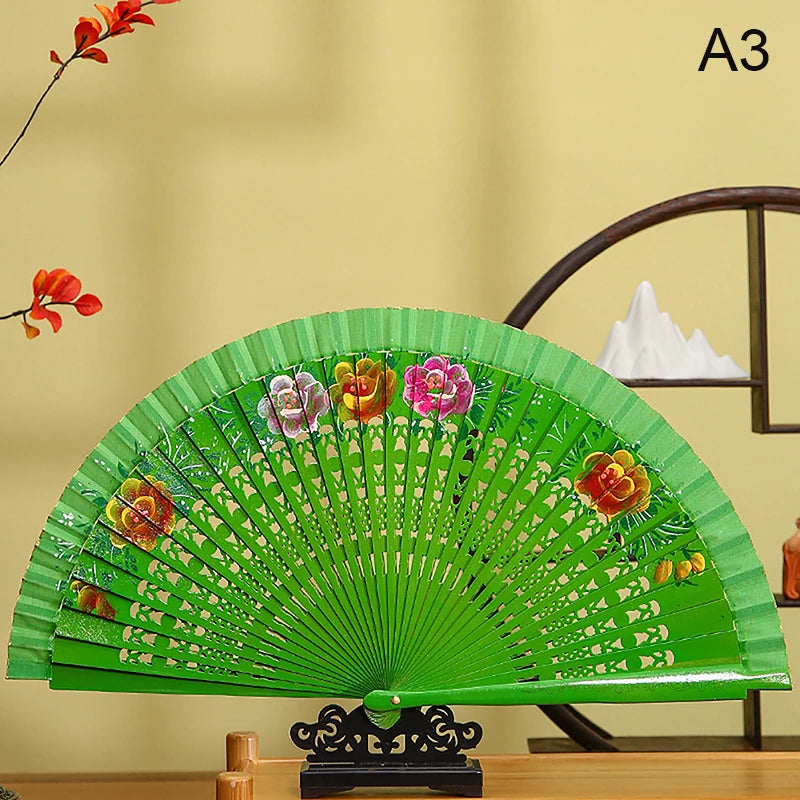 Chinese and Spanish Style Double-Sided Folding Fan