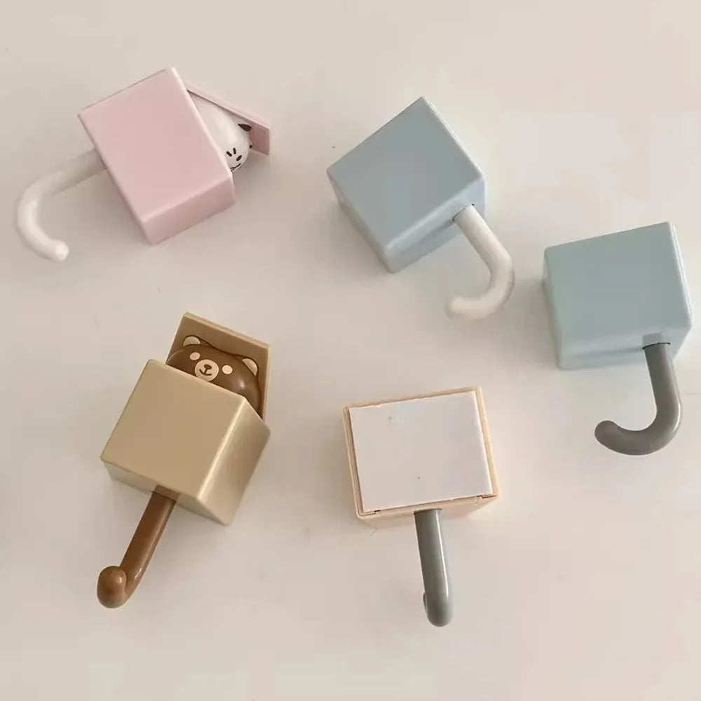 Gancho  pared con forma  gato para llaves, colgador  puerta multifuncional Kawaii, organizador  pared, ganchos corativos, coraci