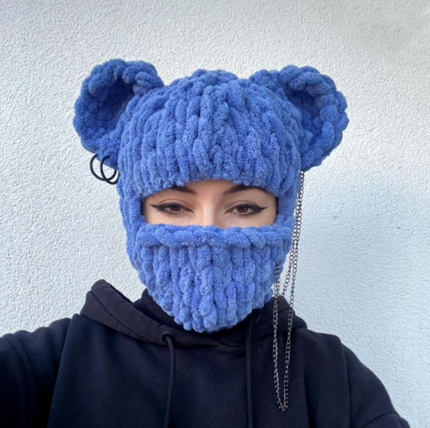 Thick Warm Coarse Yarn Hat