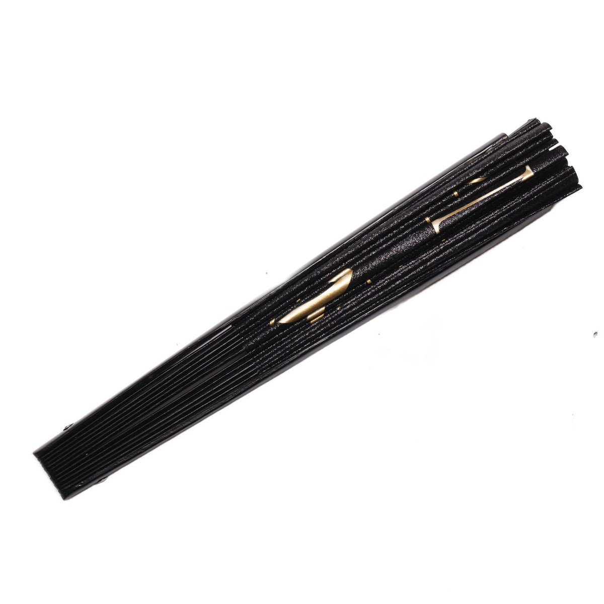 Black Sparkle All Night Long XL Hand Fan