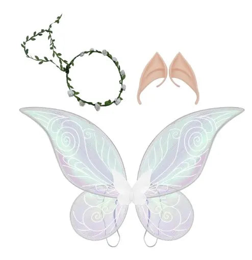Butterfly Fairy Wings Flower Headband Fairy Ears