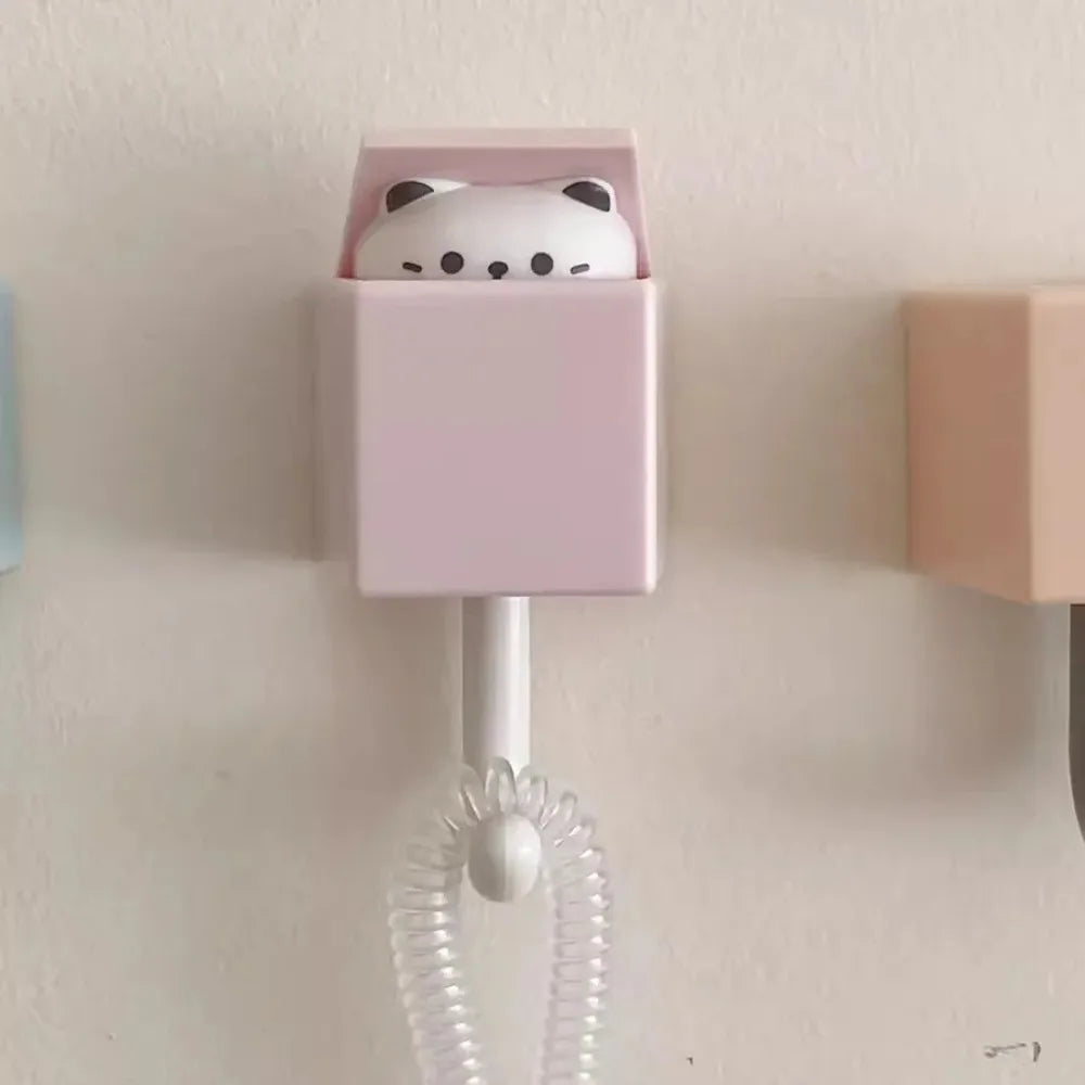 Gancho  pared con forma  gato para llaves, colgador  puerta multifuncional Kawaii, organizador  pared, ganchos corativos, coraci