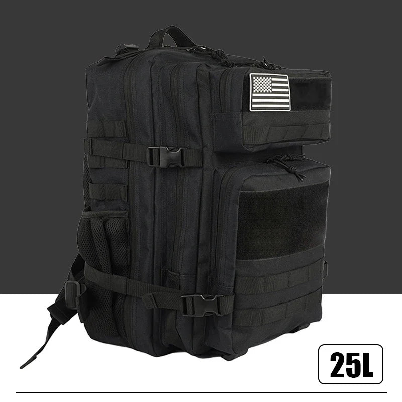25L/45L 3P Tactical Backpack for Men Women Pink Outdoor Camping Hunting Accessories Military Army Molle Rucksacks Assault Bag