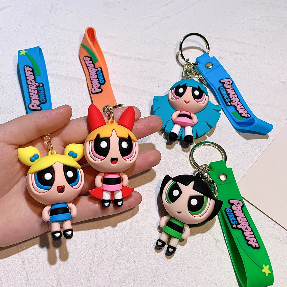 Powerpuff Girls keychains