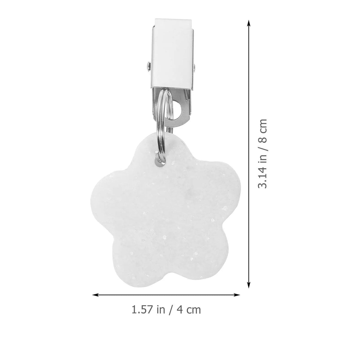 4Pcs Table Cloth Weights Flower Design Smooth Surface No Scratch Tablecloth Clips for Outdoor Tables Camping Folding Tables