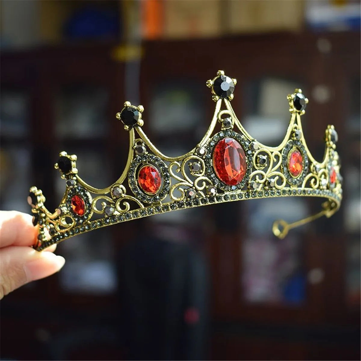 Collection of new inlaid ornaments Baroque retro crown