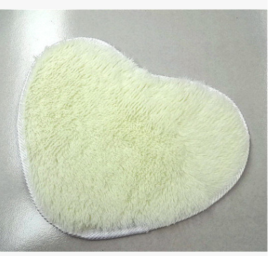 Heart Shaped Silk Carpet and Rug