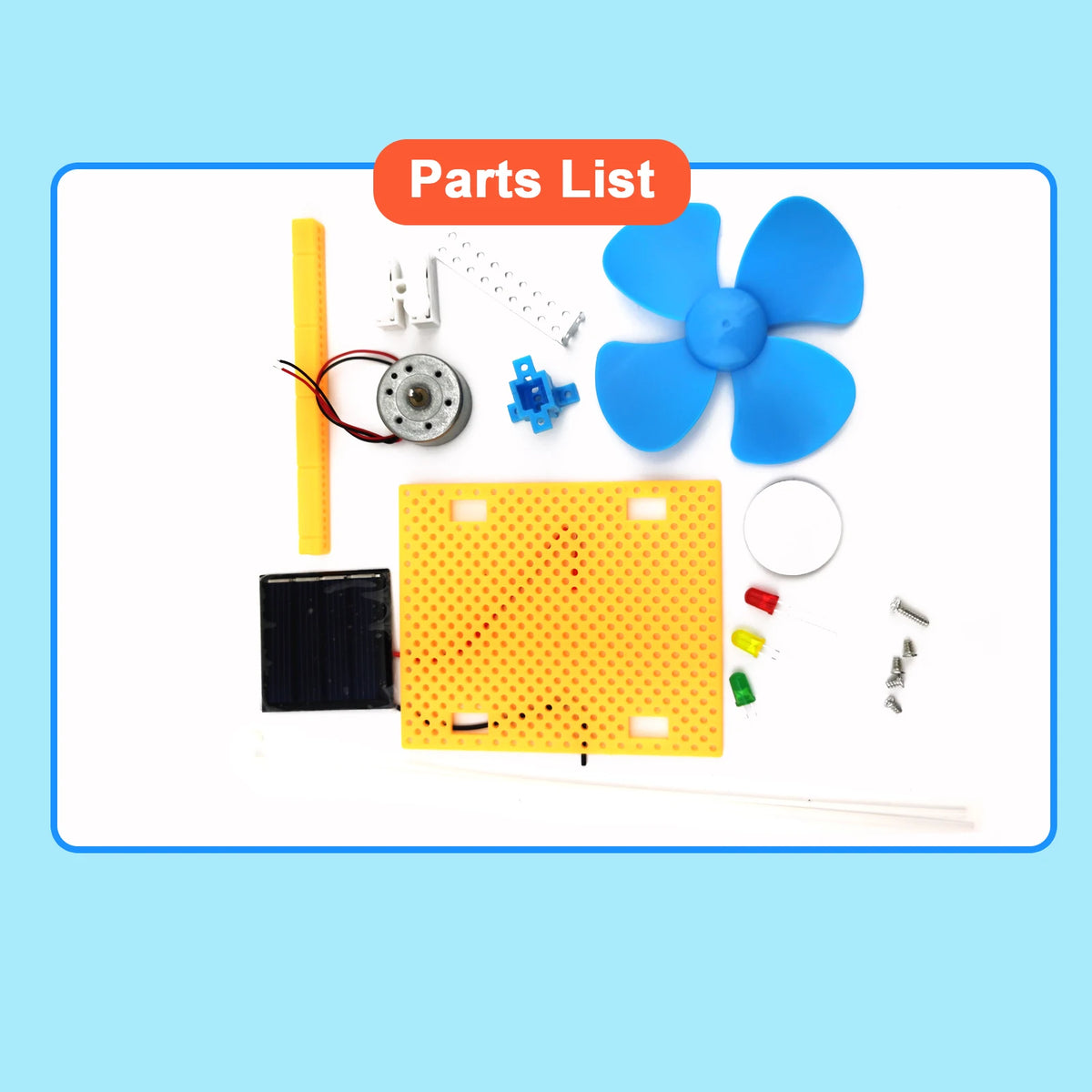 2 in 1 Solar and Wind Energy Powered Fan Model DIY Kit Science Experiment Toys for Children Hand-assembled Education Gift