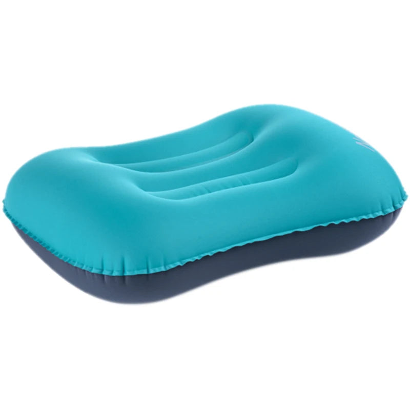 Naturehike Portable TPU Polyseter Inflatable Camping Pillow Mini Travel Air Neck Pillow For Sleeping Rest Relaxing