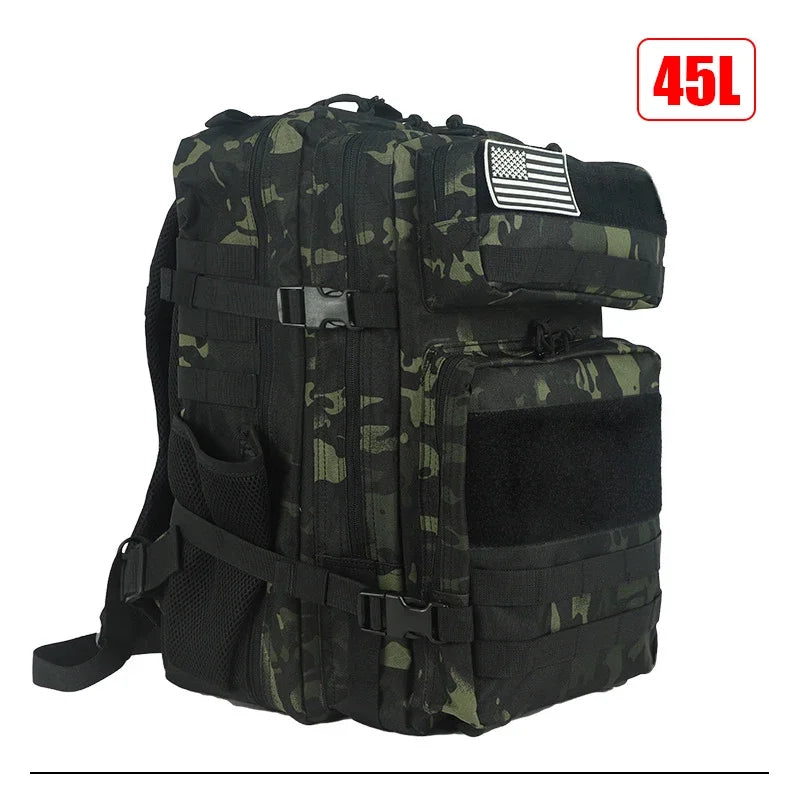 25L/45L 3P Tactical Backpack for Men Women Pink Outdoor Camping Hunting Accessories Military Army Molle Rucksacks Assault Bag