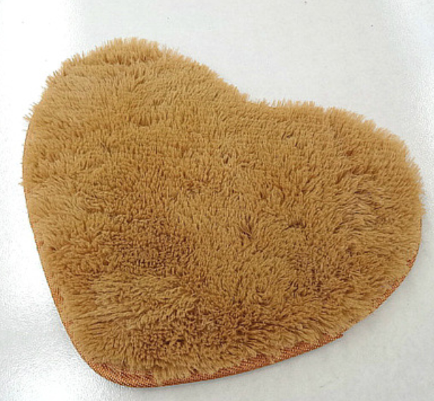 Heart Shaped Silk Carpet and Rug
