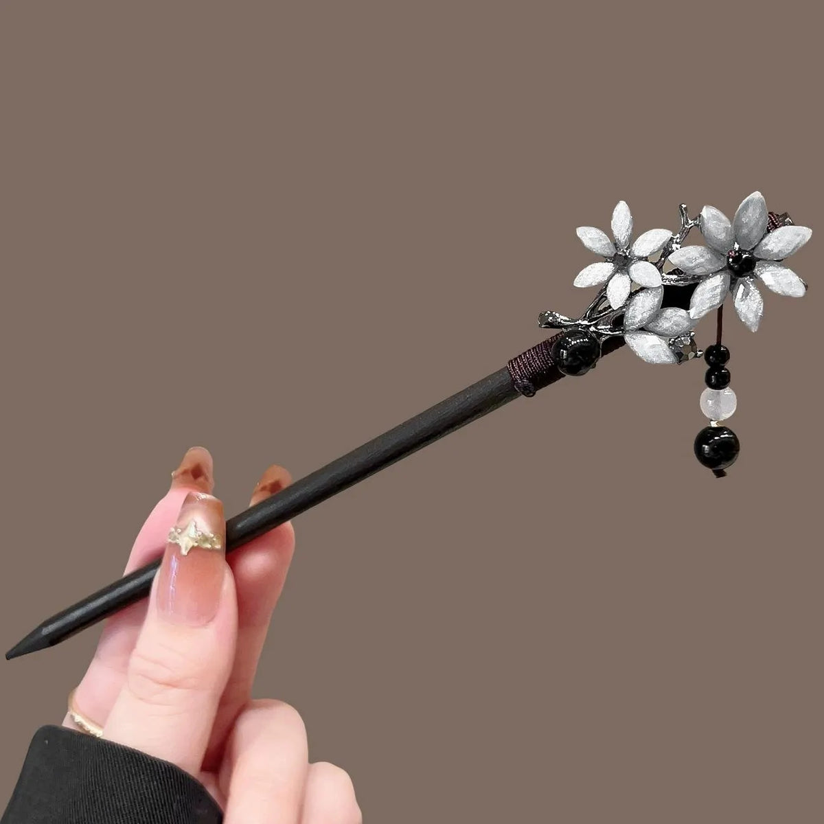 Antique Wooden Hairpin Women's Elegant Hair Stick New Chinese Style Simple Cheongsam Hairpin Headwear Jewelry Hair Accessories