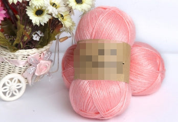 Eco-Friendly Thick Silk Cotton Knitting Yarn for Crafts