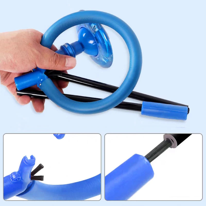 Flash Jumping Rope Ball Kids One Foot Outdoor Fun Sports Children Jumping Force Reaction Training Swing Ball Child-parent Games