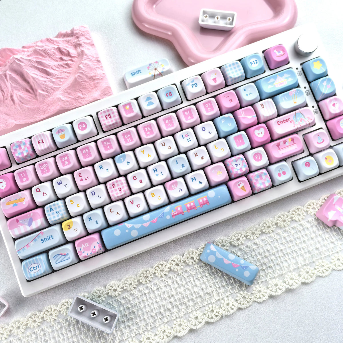 MAIMOOO Keyboard Keycaps Garden Party Cherry Moa