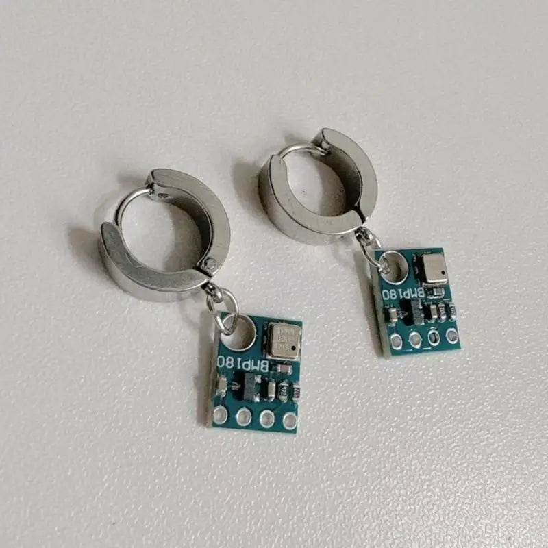 Futuristic Alien Circuit Earrings Punk Charm Earrings Suitable for Youthful