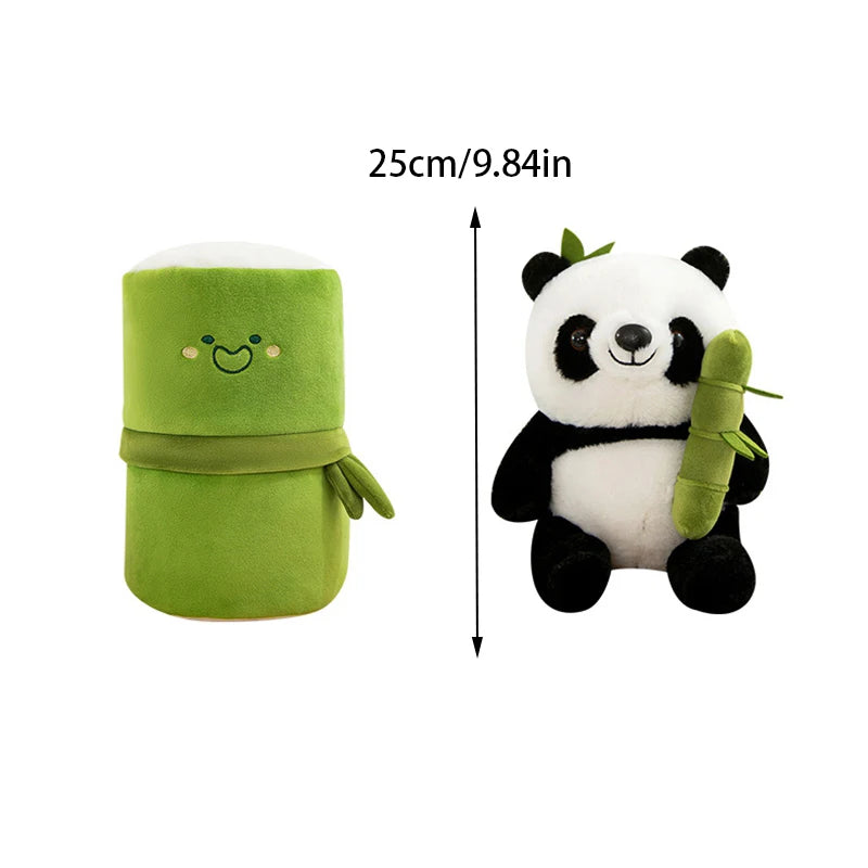 Kawaii Bamboo Panda Doll Plush Dolls Toy Soft Stuffed Plush Pillow Toys For Girls Girlfriend Chidren Birthday Gifts