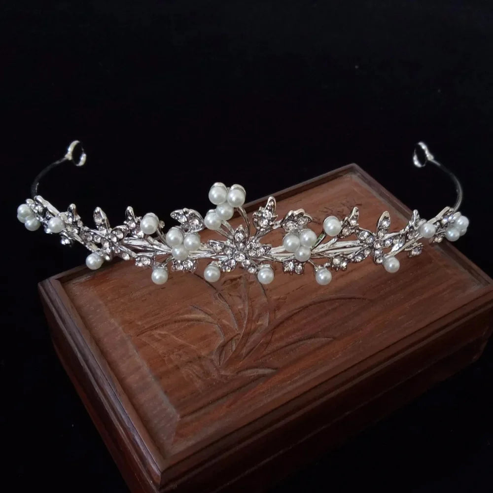 Crystal Wedding Bridal Tiara Hairstyle For Women Girls Prom Headband Elegant Bride Hair Styling Tools Fashion  hair accessories