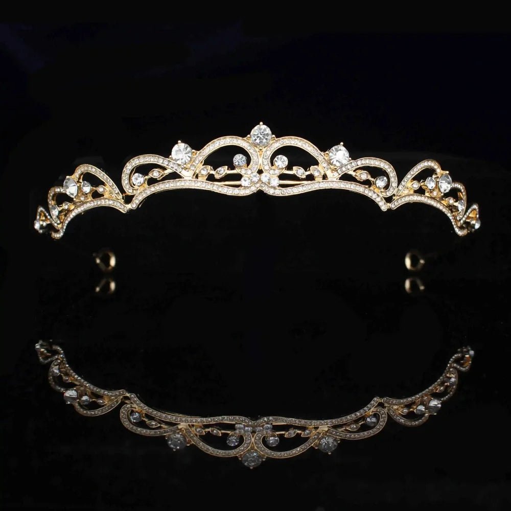 Crystal Wedding Bridal Tiara Hairstyle For Women Girls Prom Headband Elegant Bride Hair Styling Tools Fashion  hair accessories