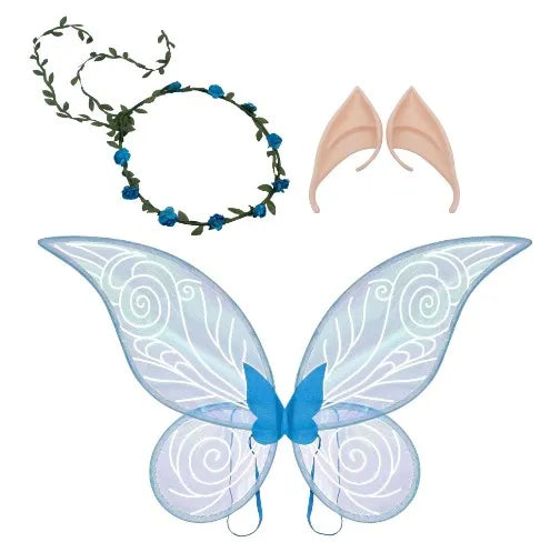 Butterfly Fairy Wings Flower Headband Fairy Ears