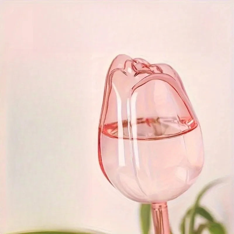 Pink Tulip Plant Watering Balls Plant Drippers