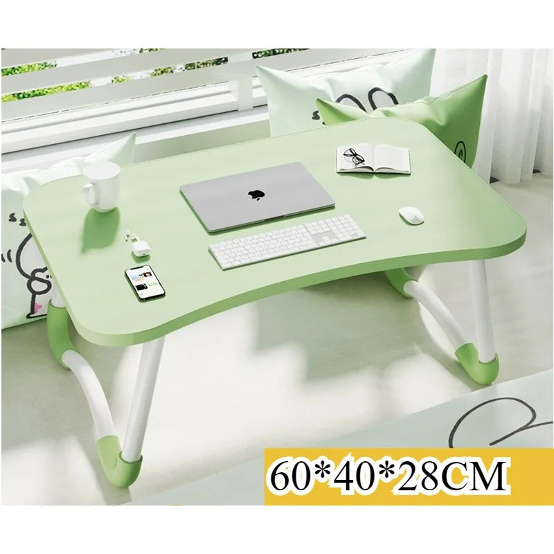 Bed Small table Foldable computer desk Student dormitory Upper bunk Desk Study table Writing table Color table