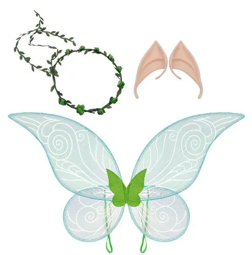 Butterfly Fairy Wings Flower Headband Fairy Ears
