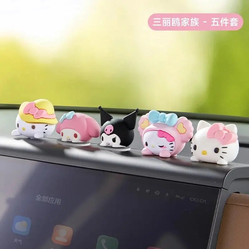 Hello Kitty Car interior accessories, car center console decorations, electric vehicle accessories
