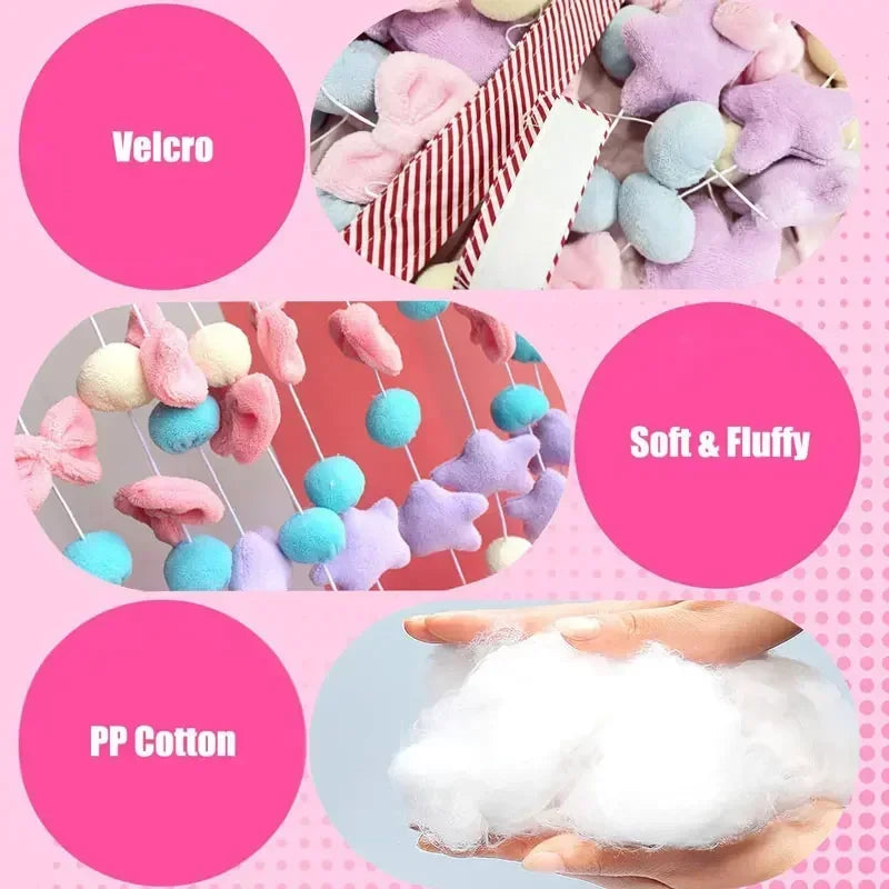 Pink Cute Bow Short Curtain Thread Partition Hanging Window Decor Dormitory Doorway Curtains Bathroom Door Curtain Girls Bedroom