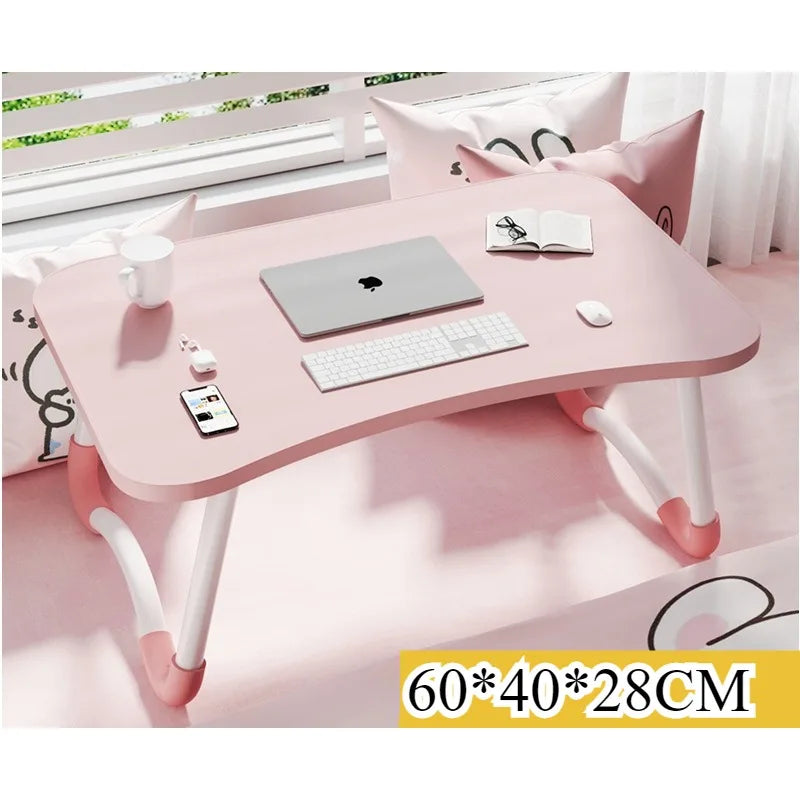 Bed Small table Foldable computer desk Student dormitory Upper bunk Desk Study table Writing table Color table