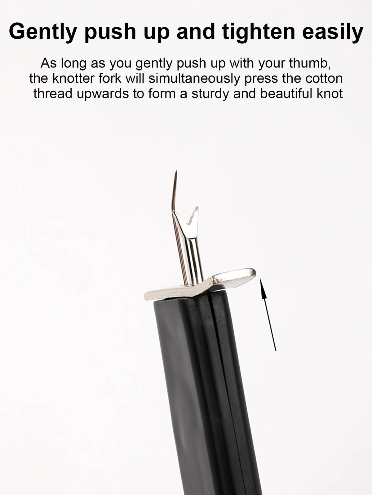 1-Pack DIY Jewelry Making Tool - Bead Knotter, for Bracelets and Silk Thread Crafts, Plastic Material