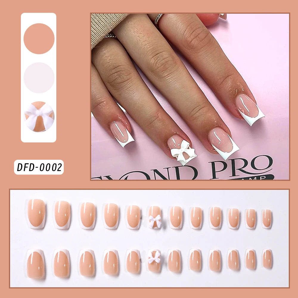 24pcs/box Luxury Pink Long Coffin Fake Nails Y2K Moon Star Rhinestones Press On Nails Handmade Full Cover Reusable False Nails