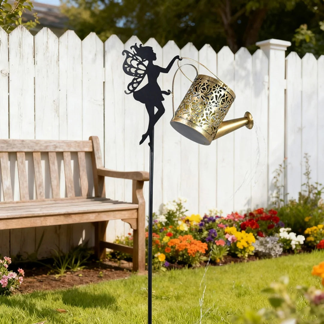 Spring planting, warm lighting, fairy tale kettle, Christmas and Halloween decoration, outdoor solar lights, garden decorations