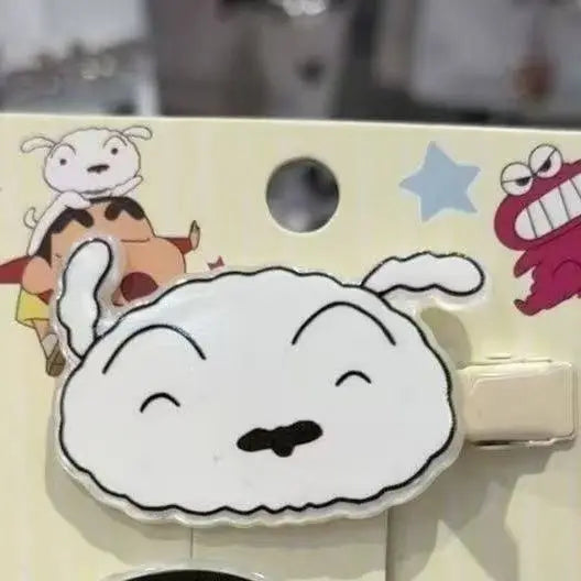 Crayon Shin-chan bangs clip, duckbill clip, cute student sweet hairpin, girly head accessory for seaside photos