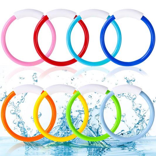 8PCS Diving Swim Toys Colorful Underwater Training