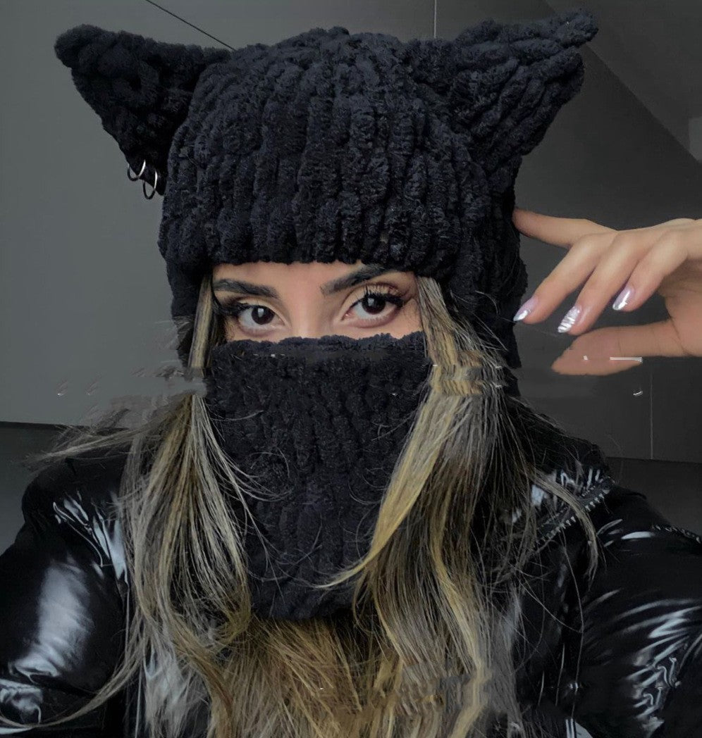 Thick Warm Coarse Yarn Hat