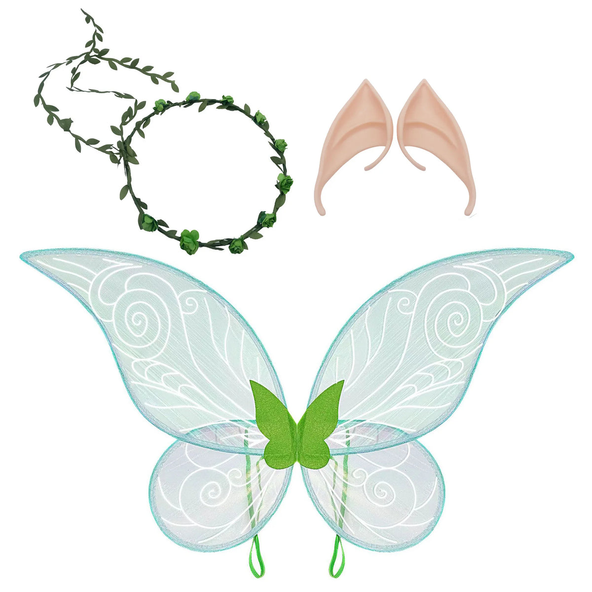 Butterfly Fairy Wings Flower Headband Fairy Ears